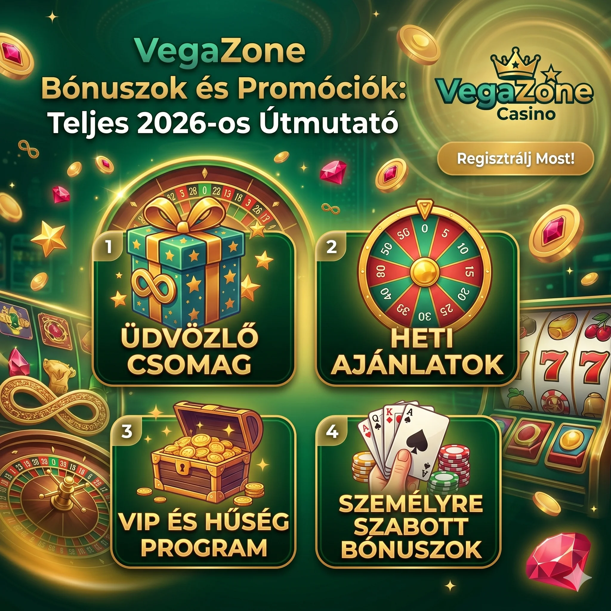 VegaZone Bónuszok és Promóciók