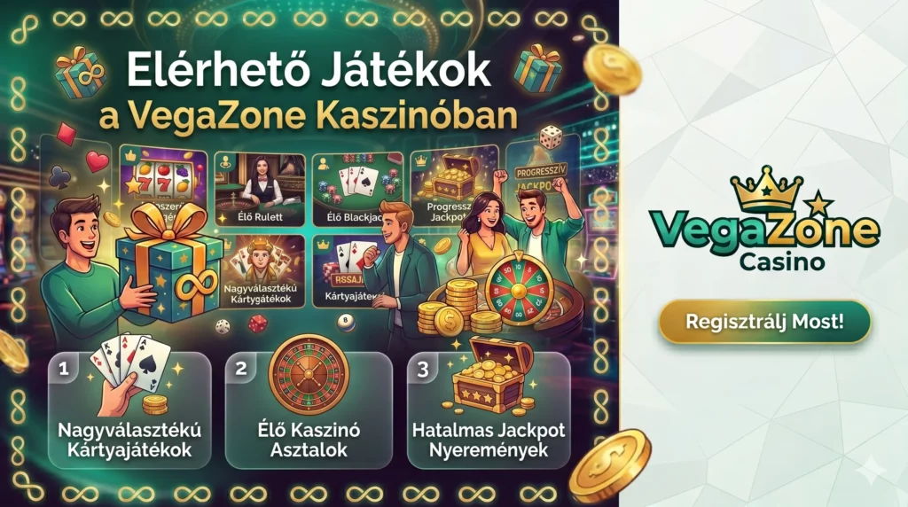 Elérhető Játékok a VegaZone Kaszinóban